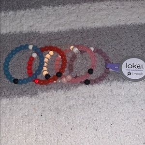 Lokai size small 5 bracelet bundle